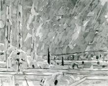 La vallée vue de la terrasse, 1963 