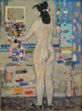 Nu au bouquet — 1950