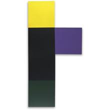 Sans titre (mauve noire vert jaune) — 1999