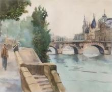 L'escalier, Le pont des arts