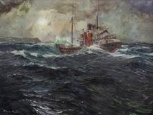 Remorqueur dans la tempête