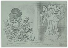 femme aux fleurs 1/3 - nature morte 2/3 — 