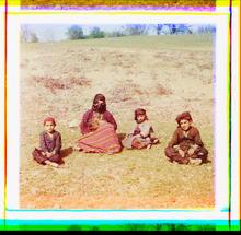 Kurd woman with children.