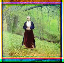 Armenian woman in national costume.