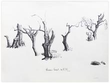 Etude d’arbres, Journal de l’œuvre - 1958