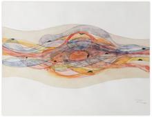 Sans titre, Le poisson, le caelacante, Paysage imaginaire - 1961