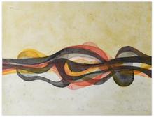 Sans titre, Le poisson, le caelacante, Paysage imaginaire - 1961