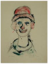 reproduction 1/3 - essais - woman & a hat — 