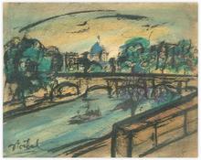 Paris - vue des quais - pont — 