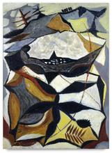 Composition en gris et ocre — 1964