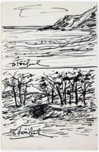 la mer - les bois - landscape — 