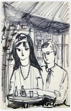 (homme-femme) sous le parasol — 