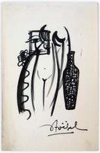 femme et vase — 