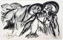 femme et oiseaux — 