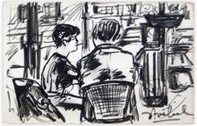 scène de café — 
