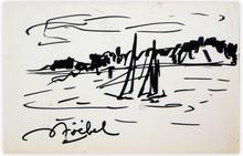 voiles sur la côte — 