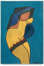 de haut en bas / femme aux bas