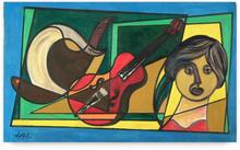 femme au violon