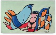compo à la femme et aux oiseaux / la main et l'œil