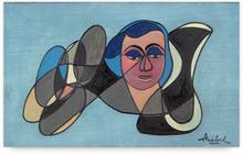 compo à la tête (fond bleu)
