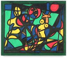 composition à la tête de vache