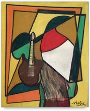 peinture à la guitare