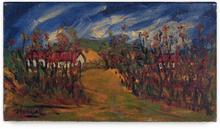 paysage / landscape / campagne aux toits rouges