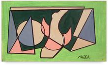 compo à la femme (fond vert)