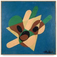 compo aux guitares avec triangle jaune (fond bleu)