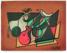 compo - la femme la guitare et l'oiseau