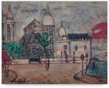 paysage parisien - vue du Sacré-Cœur à Montmartre