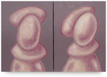 Peinture diptyque IV - 2003