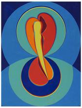 Gouache sans titre (dominante bleue) - 1944