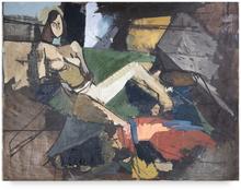 Nu vert et rouge, circa 1962