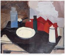 Assiette blanche deux, circa 1965