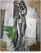 Nu toile blanche, 1968