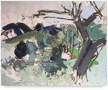paysage à l'arbre, circa 1960