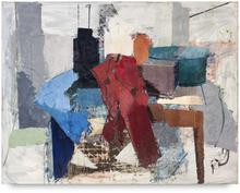 Tissus, rouge, circa 1960