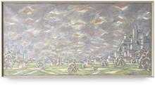 Paysage de Dordogne, les deux châteaux, 1985