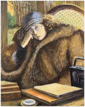 Veste fourrure bonnet gris - 1998