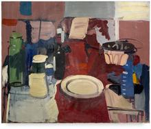 Assiette blanche, circa 1958