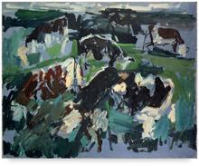 Vaches au pré, circa 1975