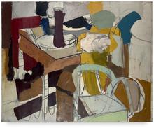 Fauteuil vert, circa 1965