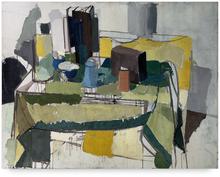 Tissu jaune, circa 1965