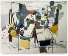 Un chevalet, circa 1975