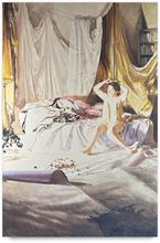 Assis, ajuste chignon, draperie jaune - 1980