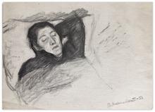 Mum sleeping, 1956