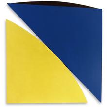 Sans titre (Bleu électrique, jaune petit noir) — 2012