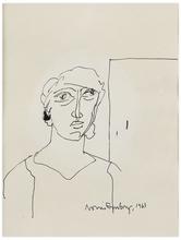 Sans titre (Portrait d'homme en buste), 1963