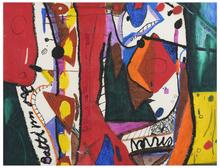 Sans titre (Composition abstraite, colonne rouge), 1980